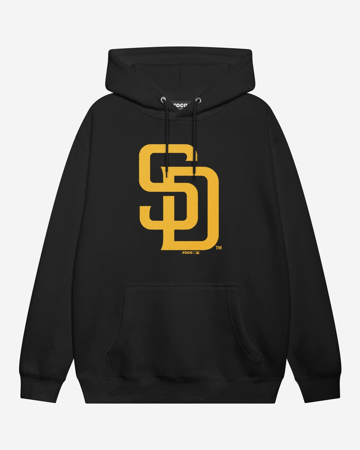 San Diego Padres Primary Logo Hoodie FOCO Black S - FOCO.com
