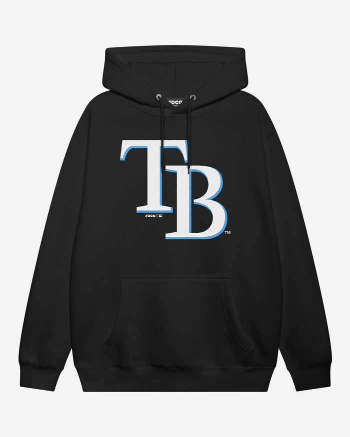 Tampa Bay Rays Primary Logo Hoodie FOCO Black S - FOCO.com