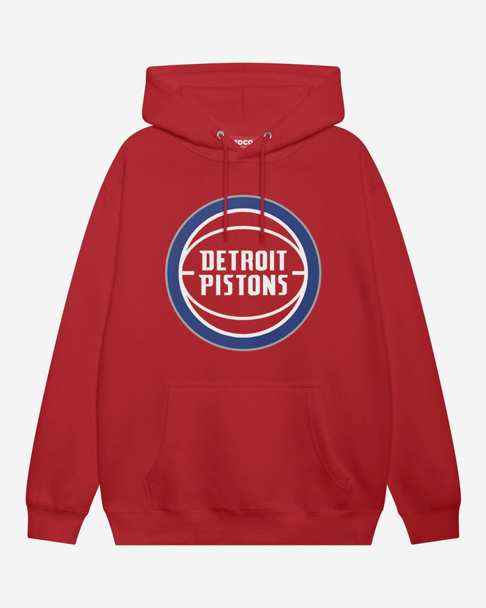 Detroit Pistons Primary Logo Hoodie FOCO Red S - FOCO.com