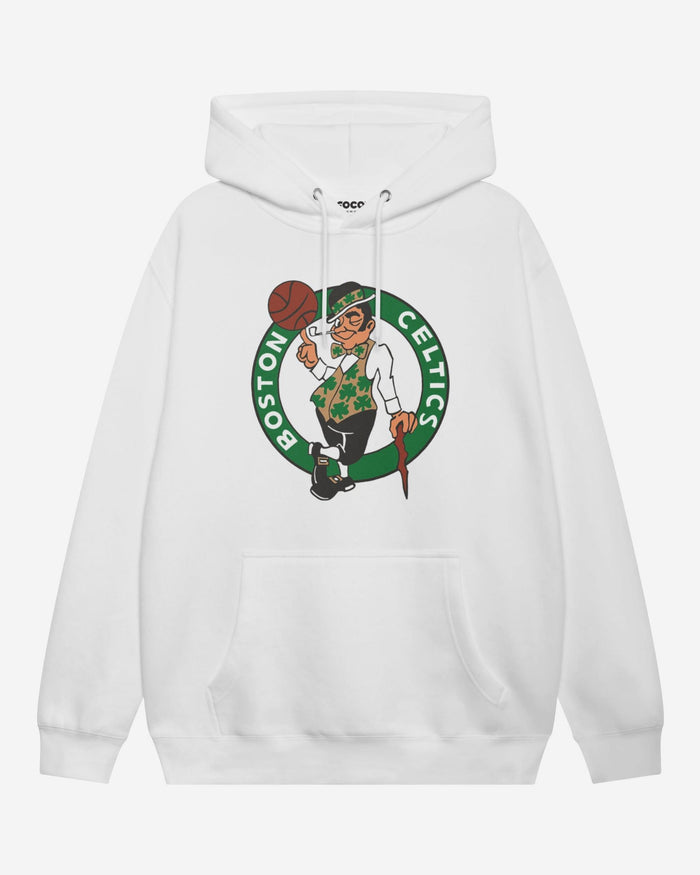 Boston Celtics Primary Logo Hoodie FOCO White S - FOCO.com