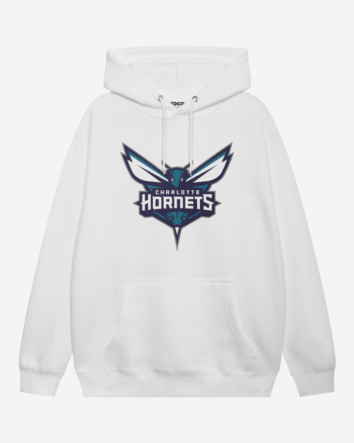 Charlotte Hornets Primary Logo Hoodie FOCO White S - FOCO.com