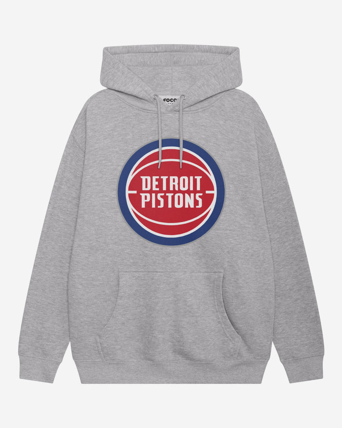 Detroit Pistons Primary Logo Hoodie FOCO Athletic Heather S - FOCO.com