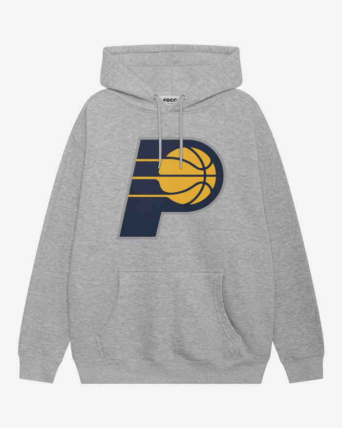 Indiana Pacers Primary Logo Hoodie FOCO Athletic Heather S - FOCO.com