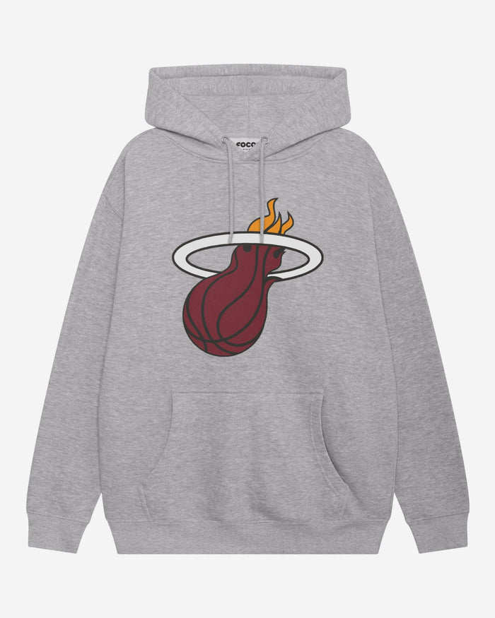 Miami Heat Primary Logo Hoodie FOCO Athletic Heather S - FOCO.com