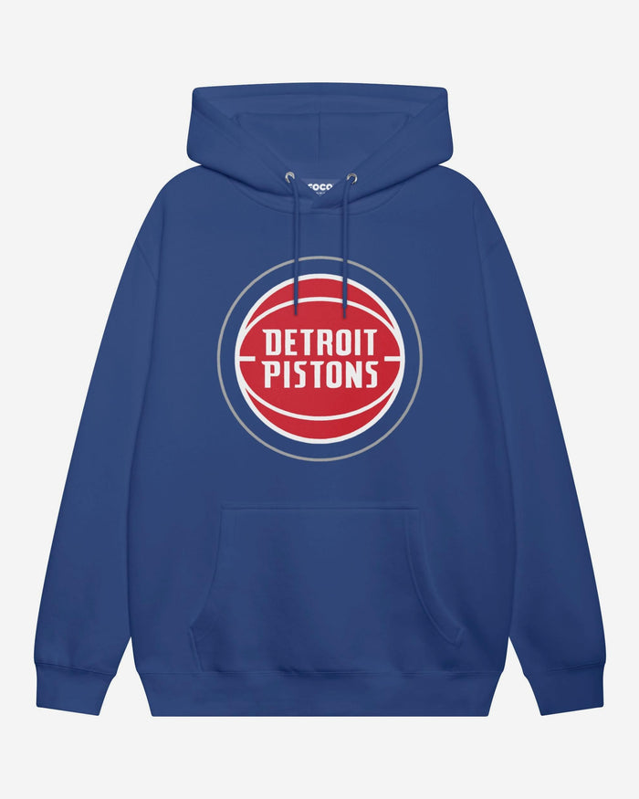 Detroit Pistons Primary Logo Hoodie FOCO True Royal S - FOCO.com