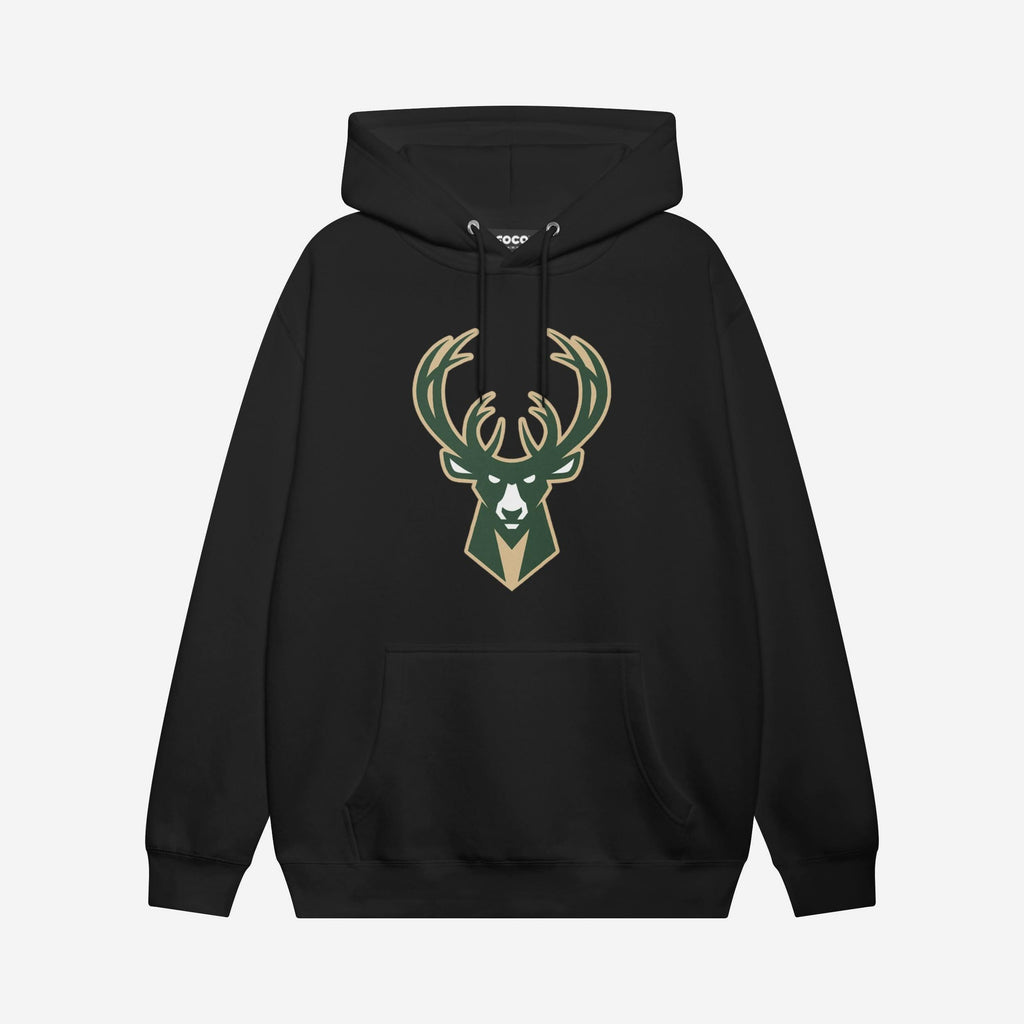 Milwaukee Bucks Primary Logo Hoodie FOCO Black S - FOCO.com
