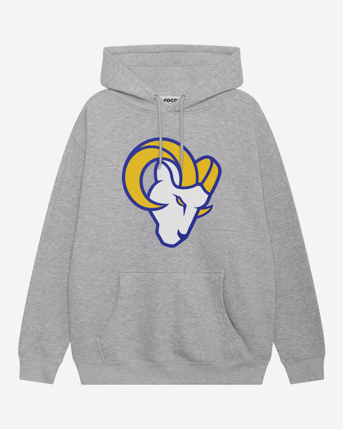 Los Angeles Rams Primary Logo Hoodie FOCO Athletic Heather S - FOCO.com