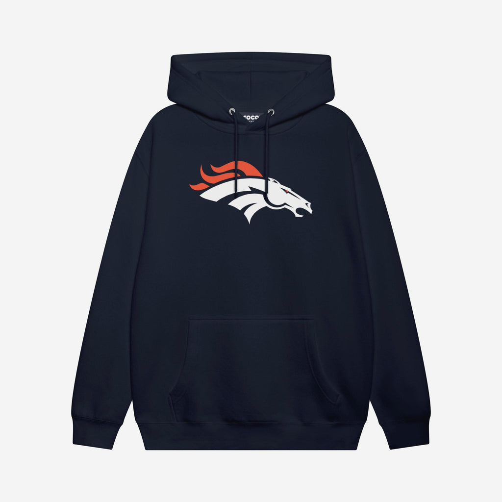 Denver Broncos Primary Logo Hoodie FOCO Navy S - FOCO.com