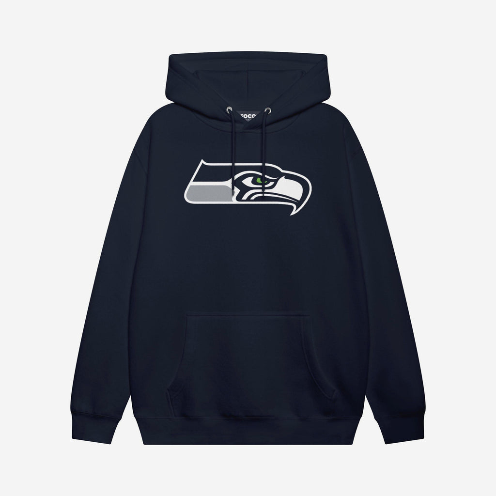 Seattle Seahawks Primary Logo Hoodie FOCO Navy S - FOCO.com