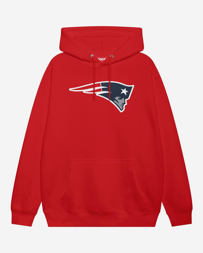 New England Patriots Primary Logo Hoodie FOCO Red S - FOCO.com