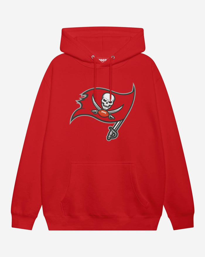 Tampa Bay Buccaneers Primary Logo Hoodie FOCO Red S - FOCO.com