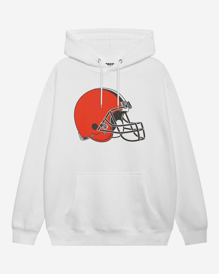 Cleveland Browns Primary Logo Hoodie FOCO White S - FOCO.com