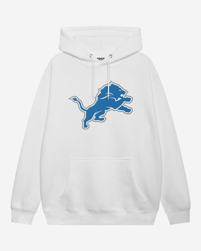 Detroit Lions Primary Logo Hoodie FOCO White S - FOCO.com