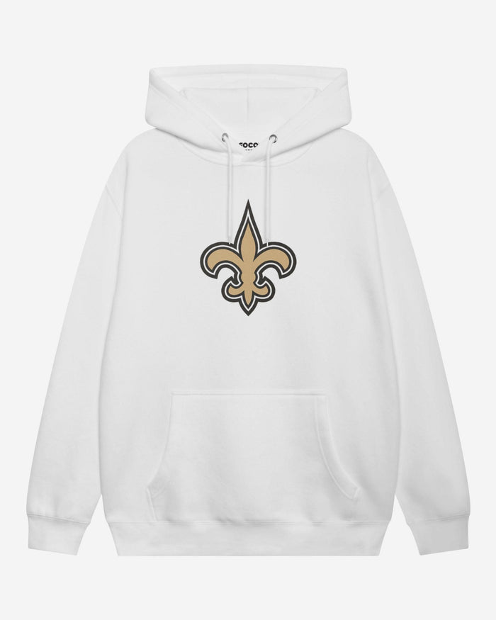 New Orleans Saints Primary Logo Hoodie FOCO White S - FOCO.com