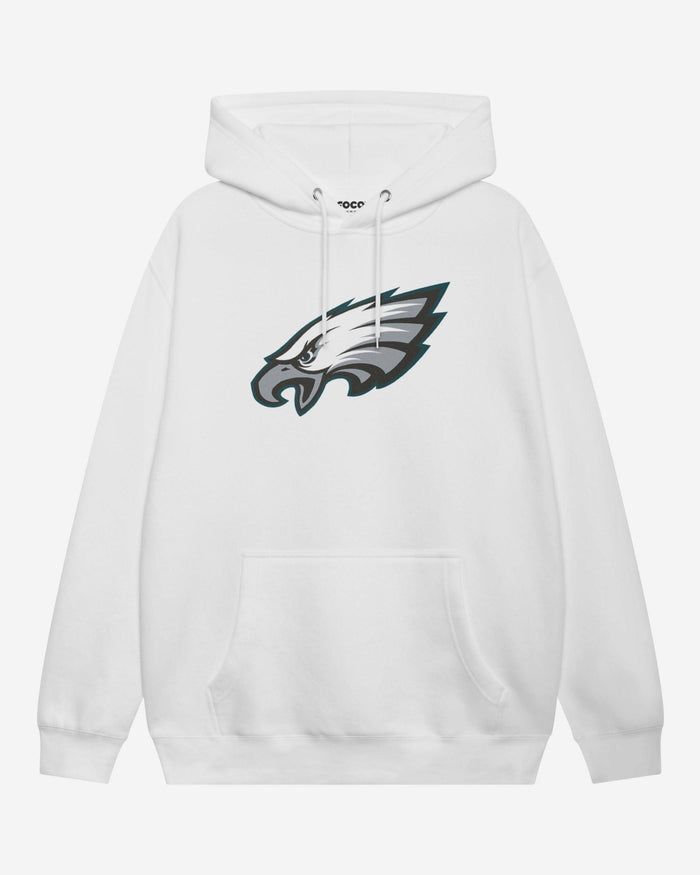 Philadelphia Eagles Primary Logo Hoodie FOCO White S - FOCO.com