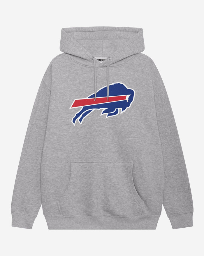 Buffalo Bills Primary Logo Hoodie FOCO Athletic Heather S - FOCO.com