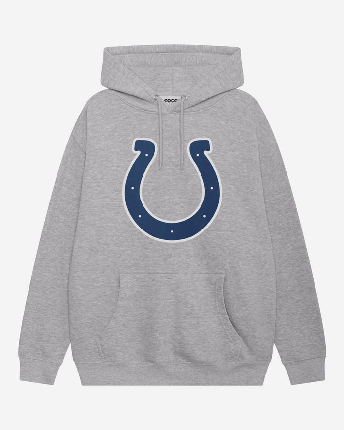 Indianapolis Colts Primary Logo Hoodie FOCO Athletic Heather S - FOCO.com