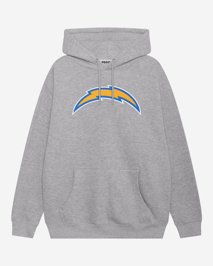 Los Angeles Chargers Primary Logo Hoodie FOCO Athletic Heather S - FOCO.com