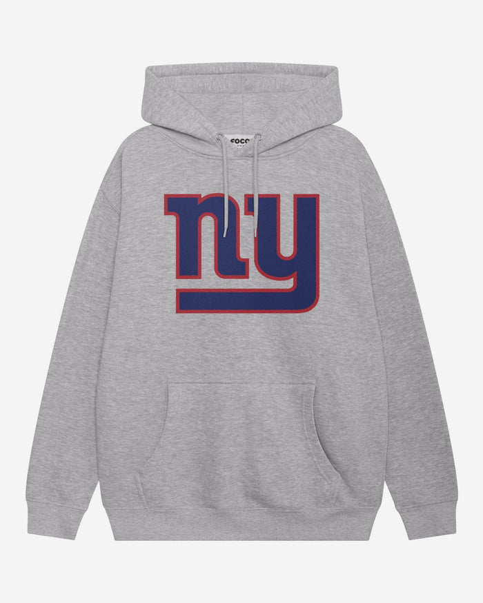 New York Giants Primary Logo Hoodie FOCO Athletic Heather S - FOCO.com