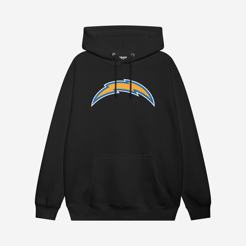 Los Angeles Chargers Primary Logo Hoodie FOCO Black S - FOCO.com
