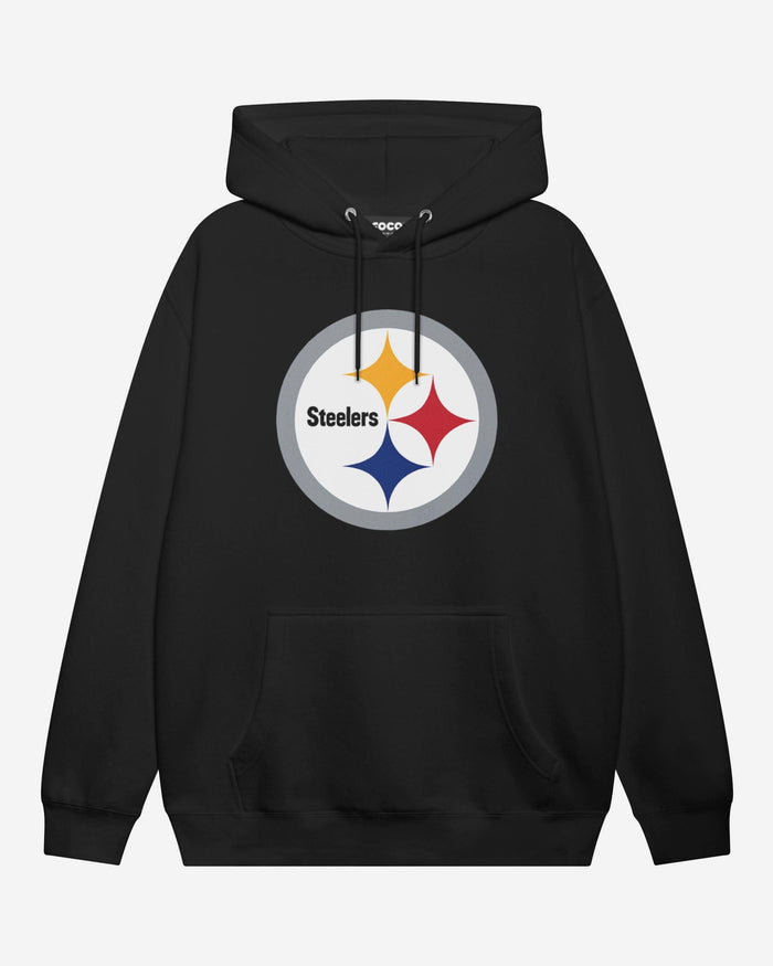 Pittsburgh Steelers Primary Logo Hoodie FOCO Black S - FOCO.com