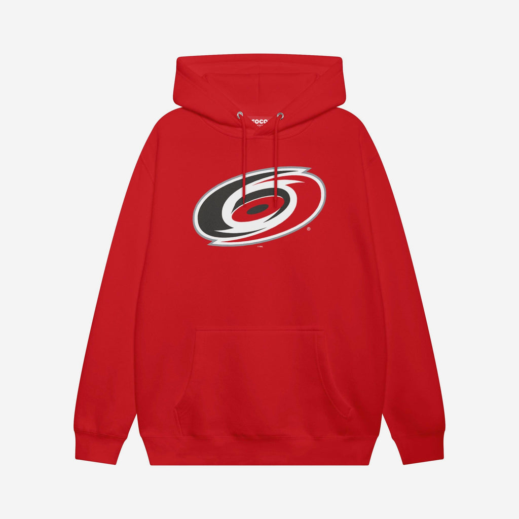 Carolina Hurricanes Primary Logo Hoodie FOCO Red S - FOCO.com