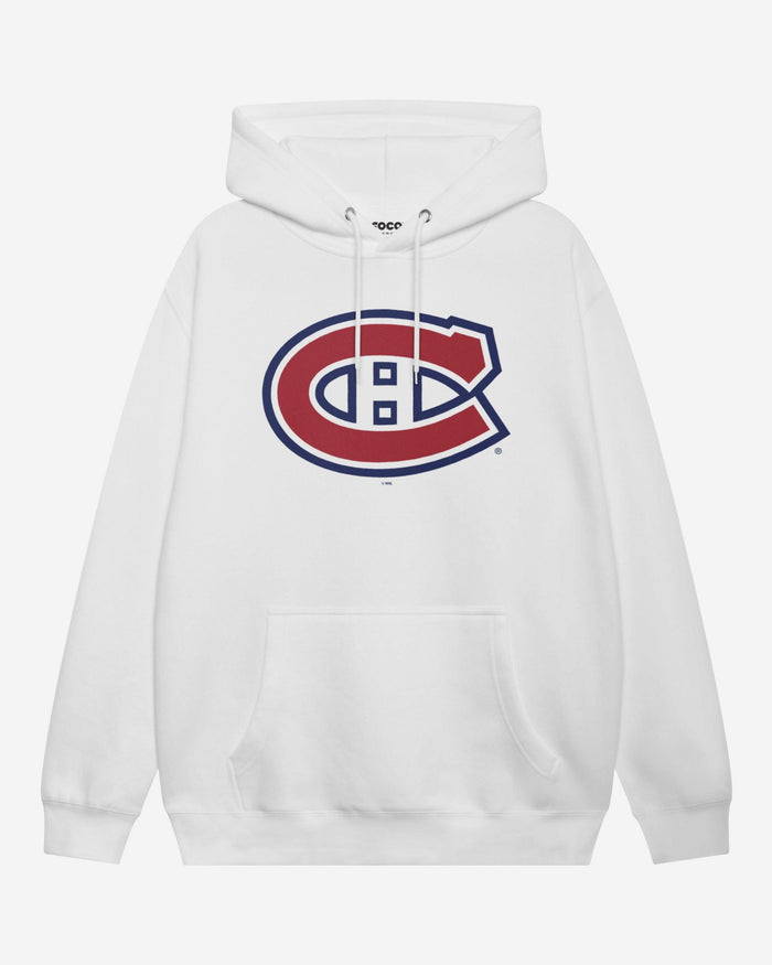 Montreal Canadiens Primary Logo Hoodie FOCO White S - FOCO.com