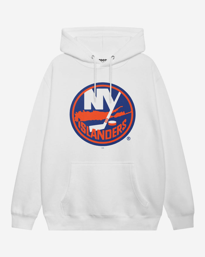 New York Islanders Primary Logo Hoodie FOCO White S - FOCO.com