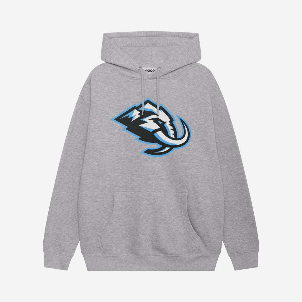 Utah Mammoth Primary Logo Hoodie FOCO Athletic Heather S - FOCO.com