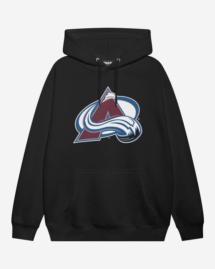 Colorado Avalanche Primary Logo Hoodie FOCO Black S - FOCO.com