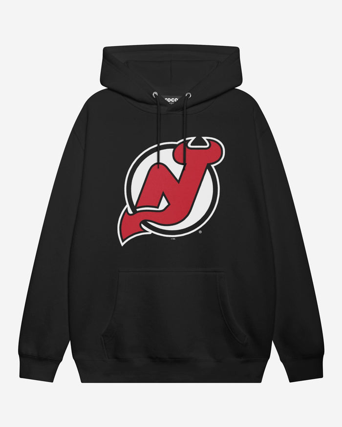 New Jersey Devils Primary Logo Hoodie FOCO Black S - FOCO.com