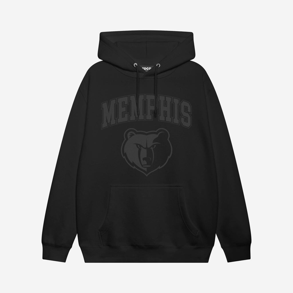 Memphis Grizzlies Blackout Hoodie FOCO S - FOCO.com