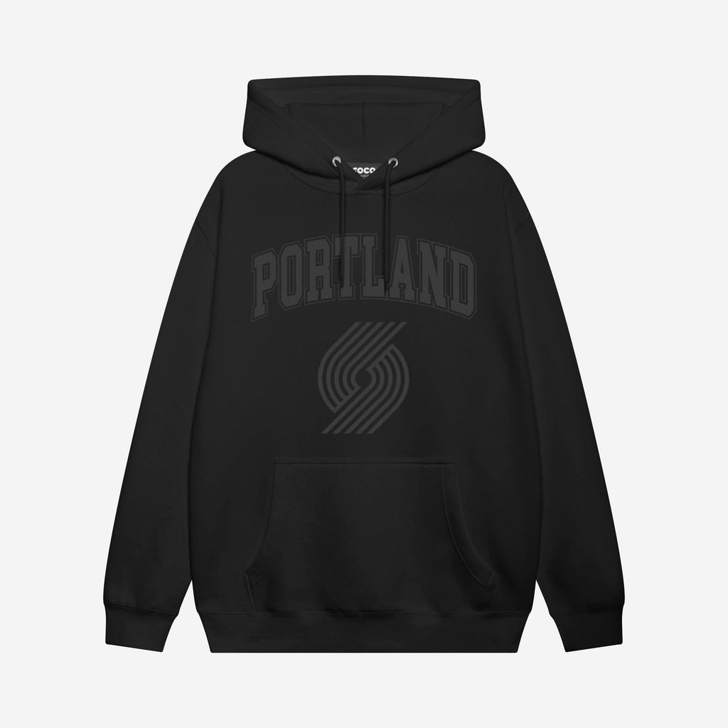 Portland Trail Blazers Blackout Hoodie FOCO S - FOCO.com