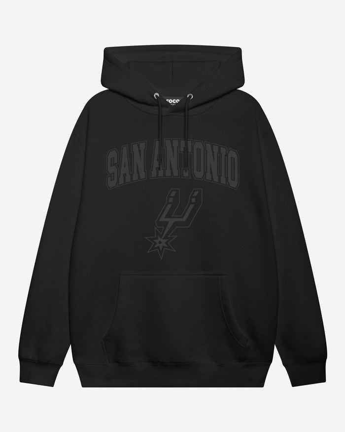 San Antonio Spurs Blackout Hoodie FOCO S - FOCO.com