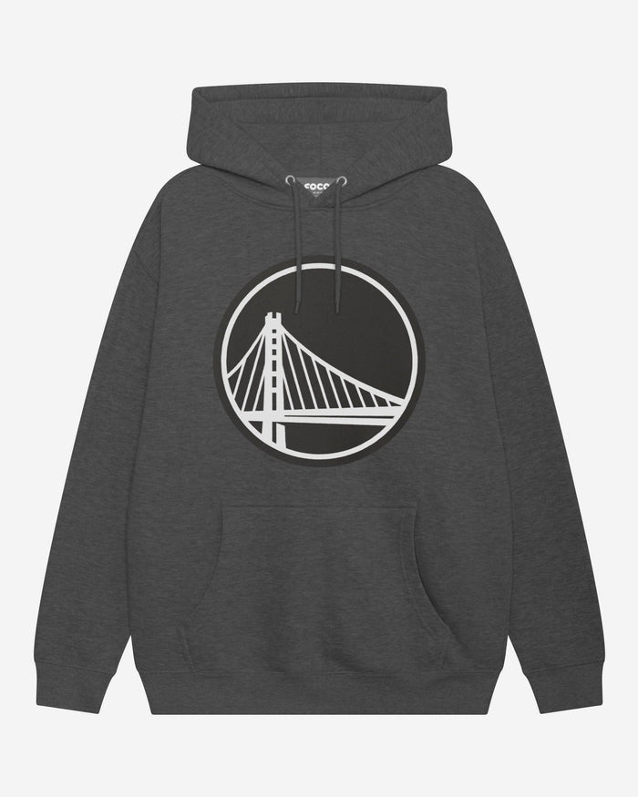 Golden State Warriors Black & White Primary Logo Hoodie FOCO S - FOCO.com