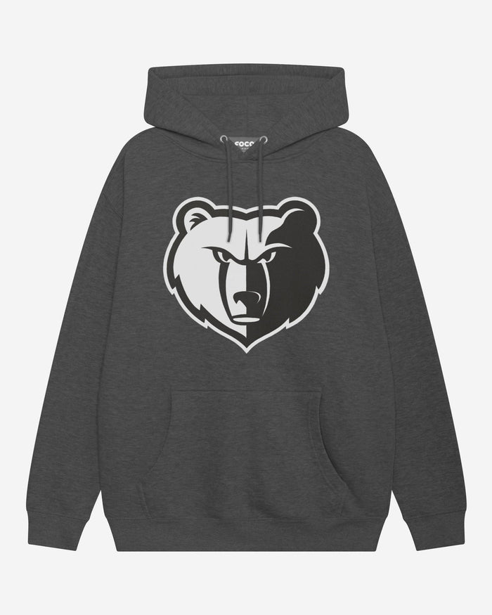 Memphis Grizzlies Black & White Primary Logo Hoodie FOCO S - FOCO.com