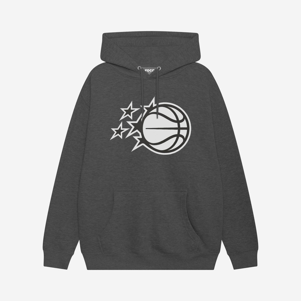 Orlando Magic Black & White Primary Logo Hoodie FOCO S - FOCO.com