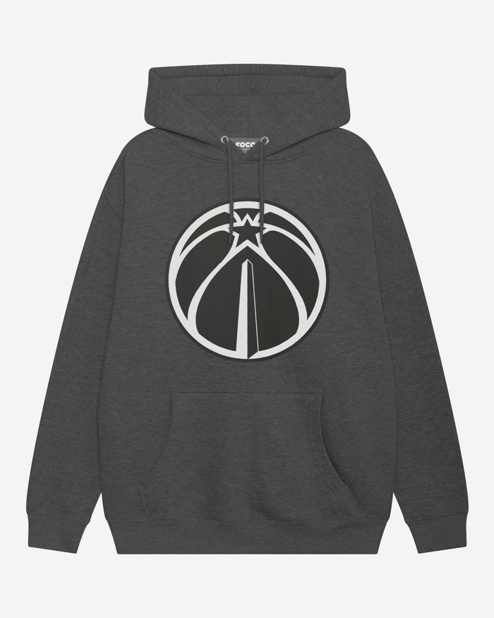 Washington Wizards Black & White Primary Logo Hoodie FOCO S - FOCO.com