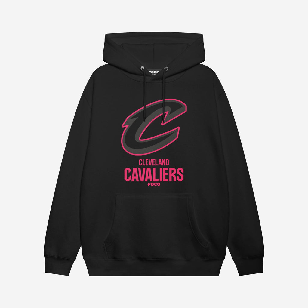 Cleveland Cavaliers Highlight Reel Hoodie FOCO Black/Neon Pink S - FOCO.com