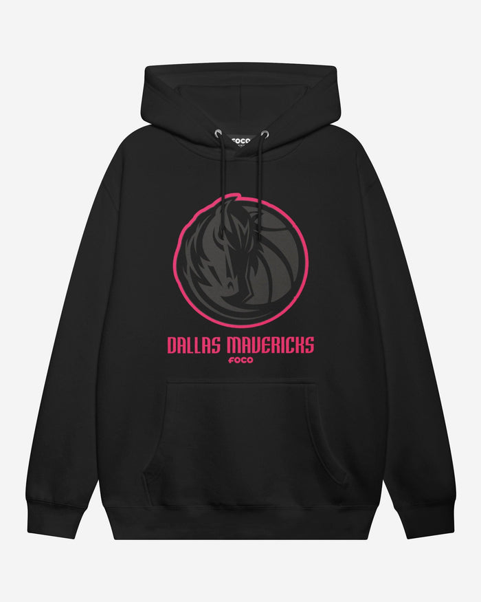 Dallas Mavericks Highlight Reel Hoodie FOCO Black/Neon Pink S - FOCO.com