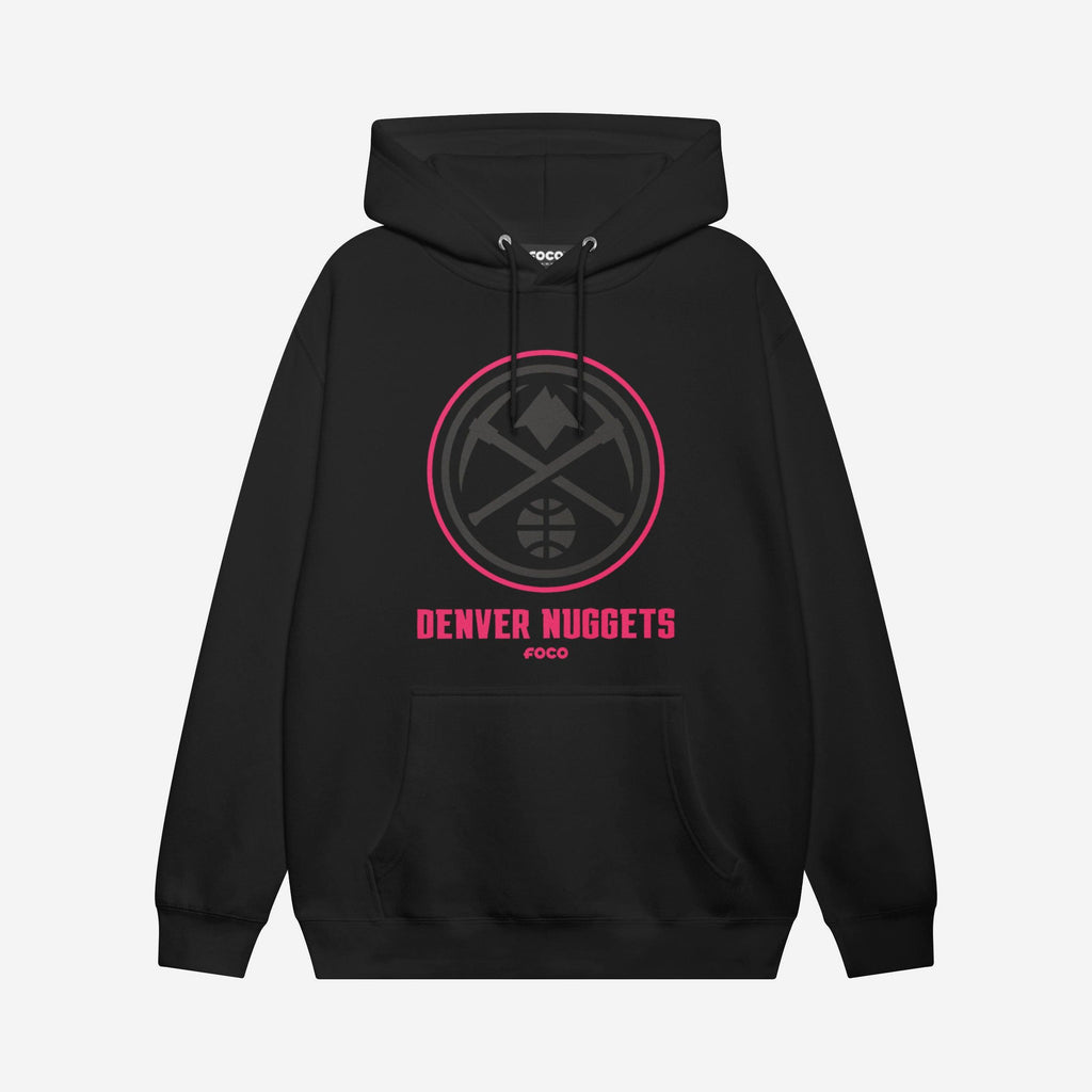 Denver Nuggets Highlight Reel Hoodie FOCO Black/Neon Pink S - FOCO.com