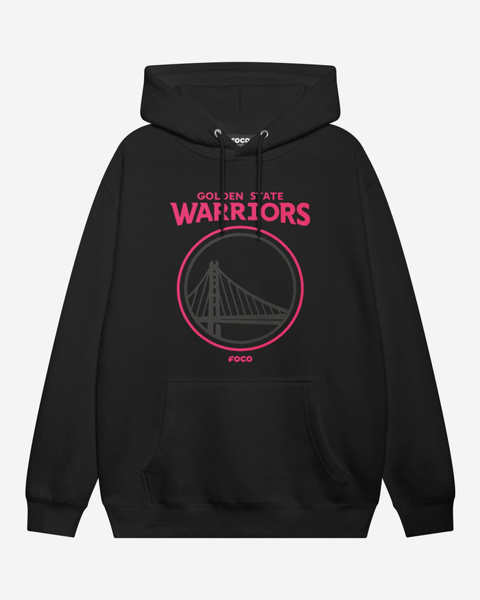 Golden State Warriors Highlight Reel Hoodie FOCO Black/Neon Pink S - FOCO.com