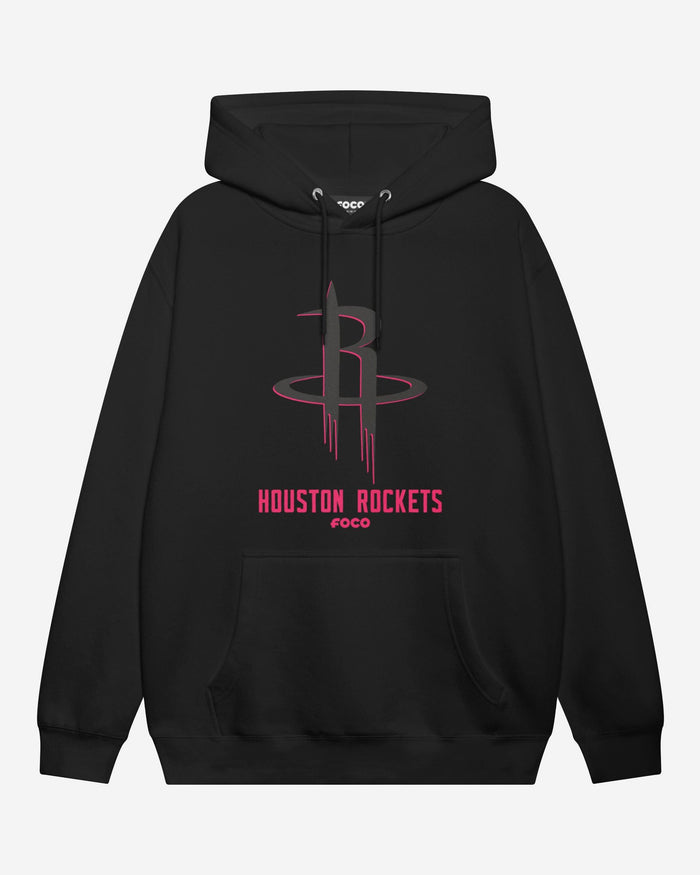 Houston Rockets Highlight Reel Hoodie FOCO Black/Neon Pink S - FOCO.com