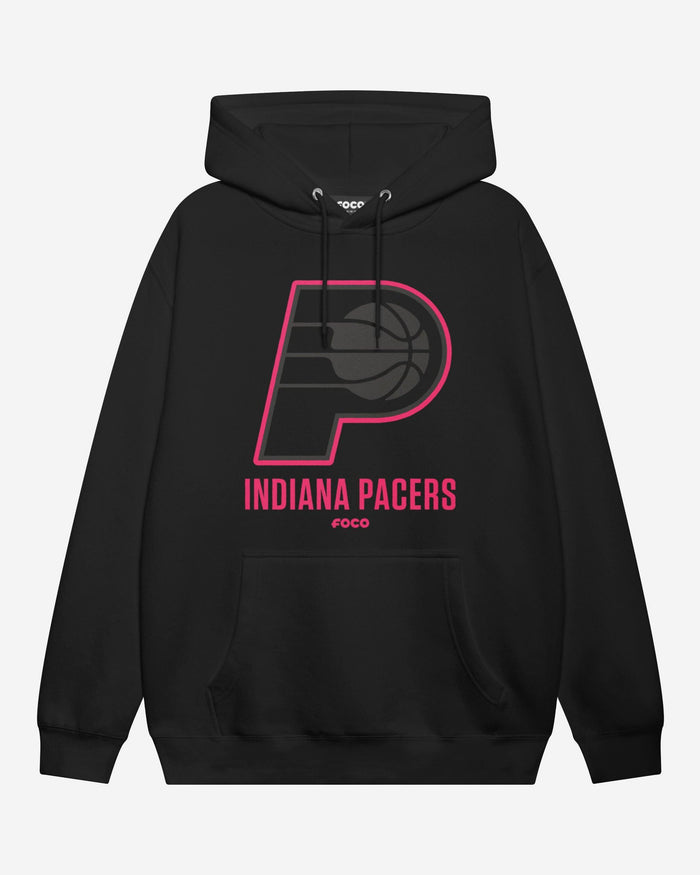 Indiana Pacers Highlight Reel Hoodie FOCO Black/Neon Pink S - FOCO.com