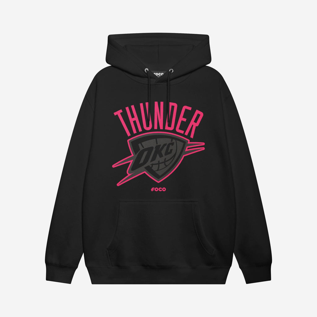 Oklahoma City Thunder Highlight Reel Hoodie FOCO Black/Neon Pink S - FOCO.com