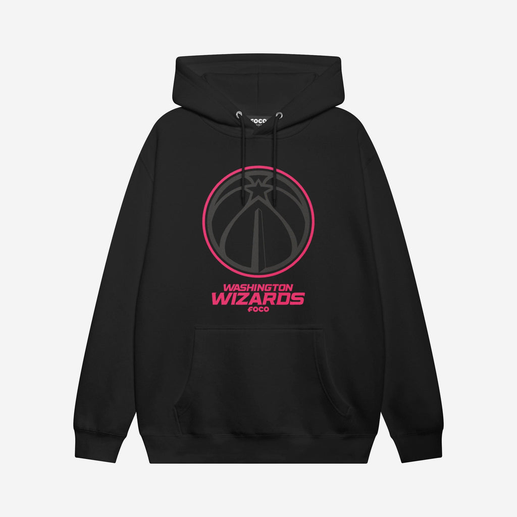Washington Wizards Highlight Reel Hoodie FOCO Black/Neon Pink S - FOCO.com
