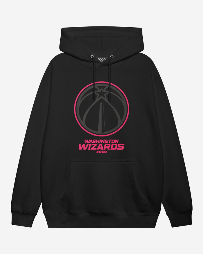 Washington Wizards Highlight Reel Hoodie FOCO Black/Neon Pink S - FOCO.com