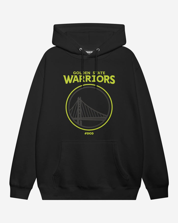 Golden State Warriors Highlight Reel Hoodie FOCO Black/Volt S - FOCO.com