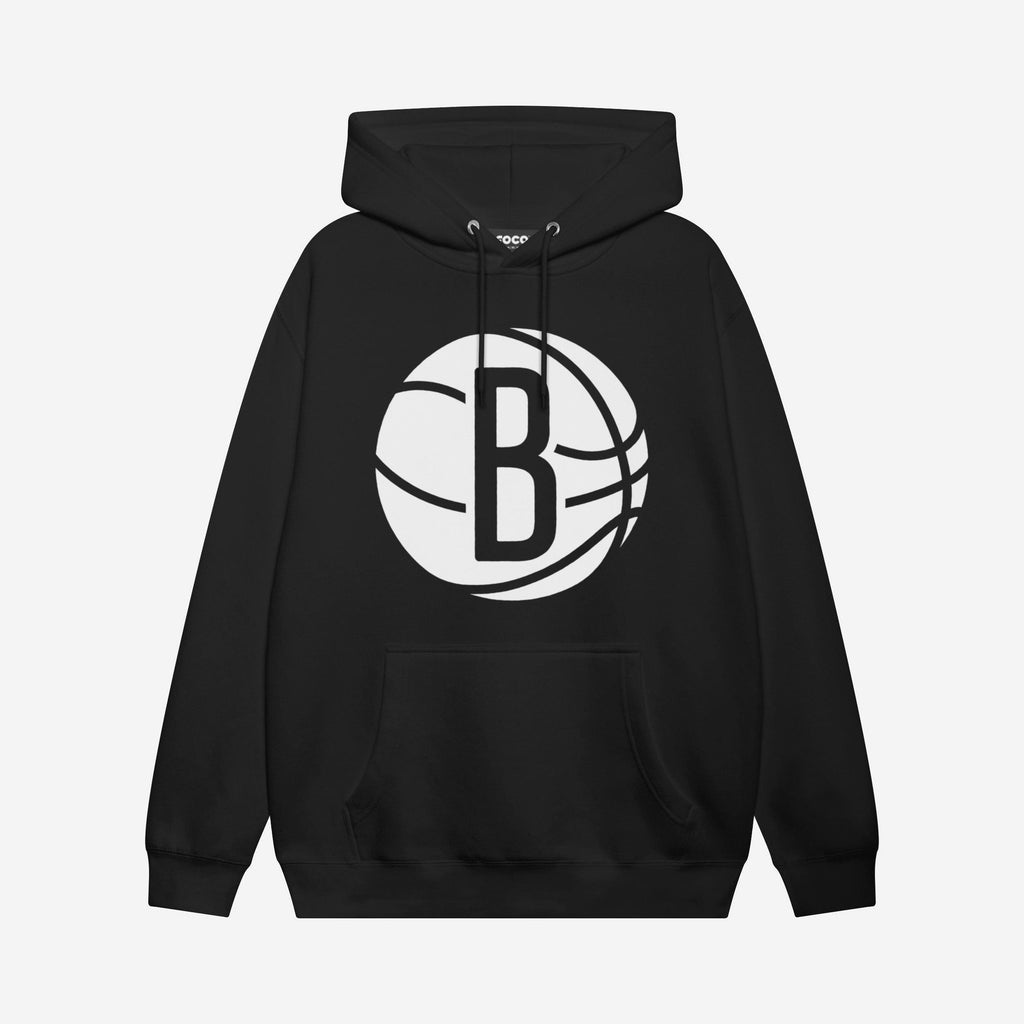 Brooklyn Nets White Logo Hoodie FOCO S - FOCO.com