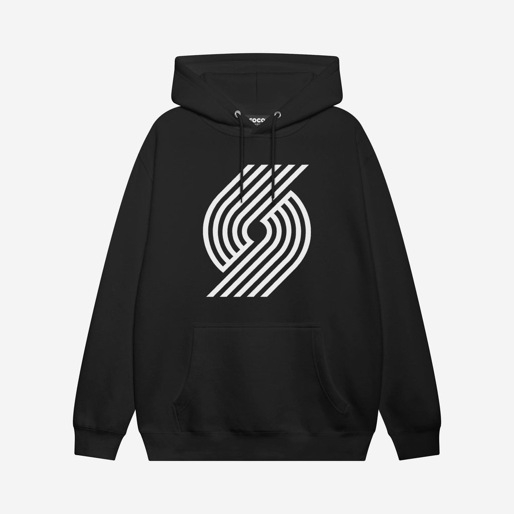 Portland Trail Blazers White Logo Hoodie FOCO S - FOCO.com